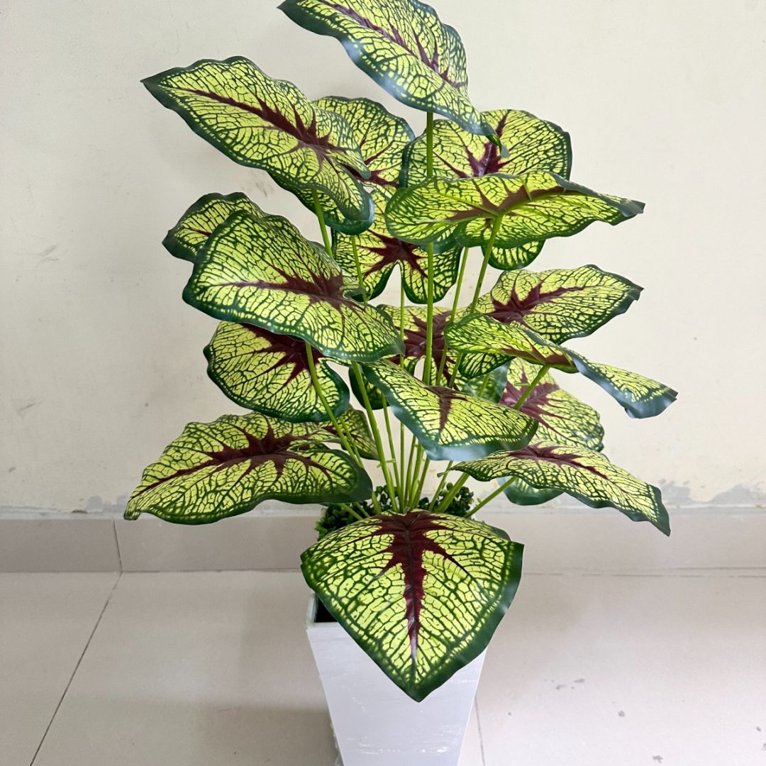 Planta Artificial | Corazones de Jesús | x18 Hojas | Base de Trupán