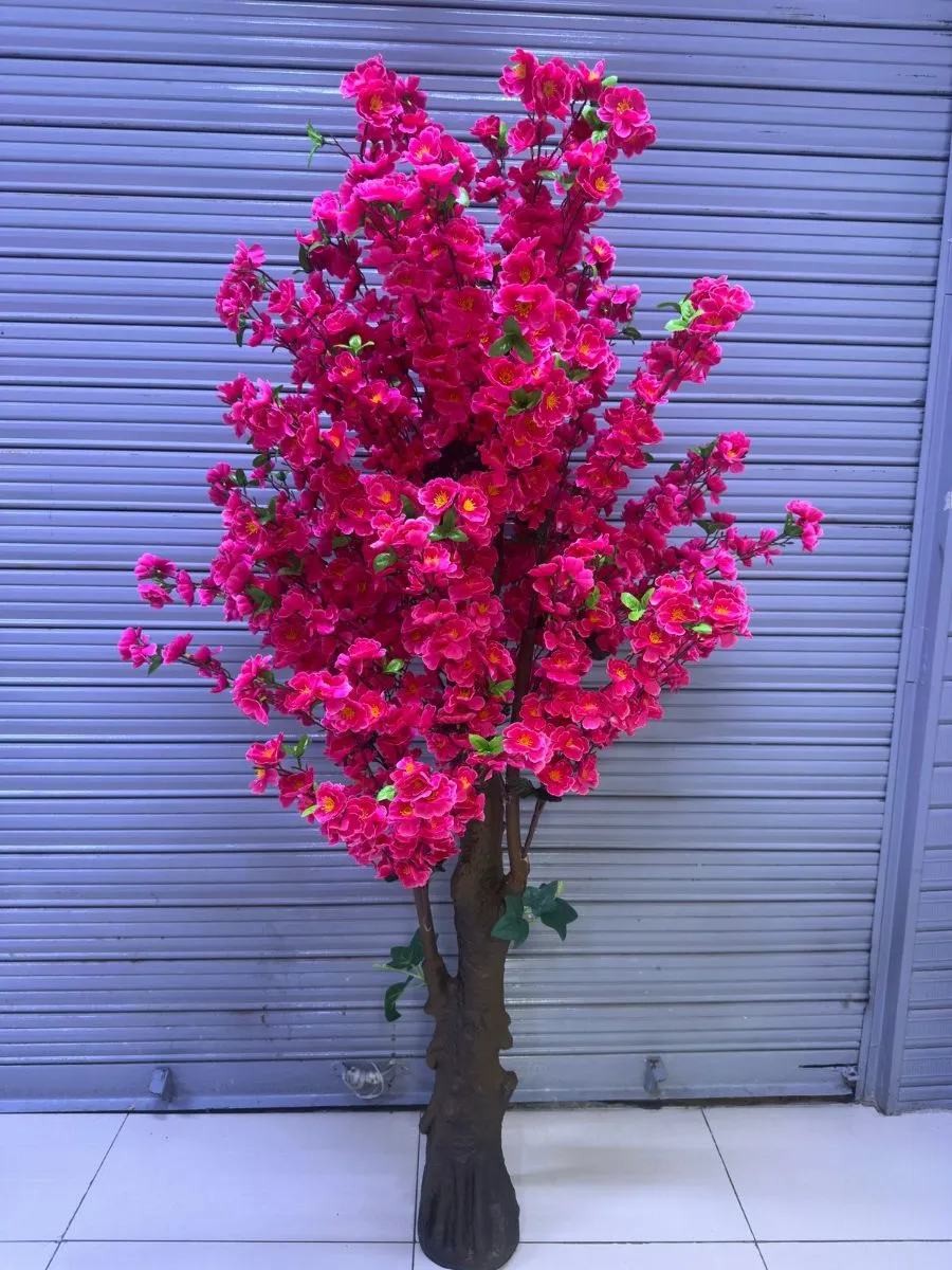 Árbol Decorativo de Cerezo FUCSIA – 180 cm (Sin Base)