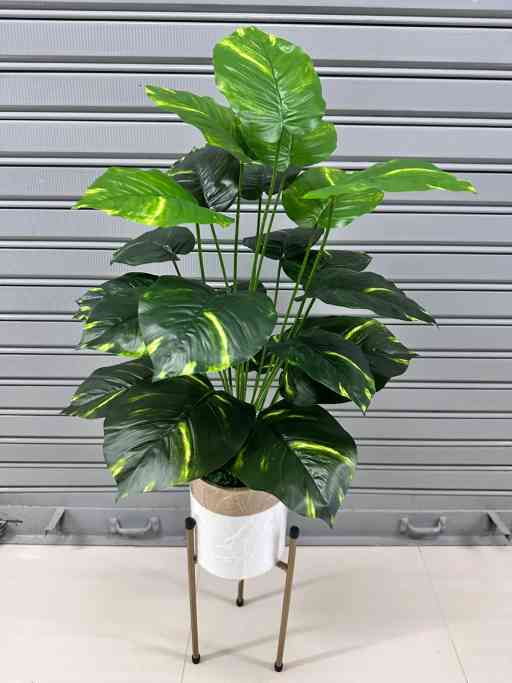 Planta Artificial | BOA | x24 Hojas | Base y Soporte de Metal — Plantas Artificiales