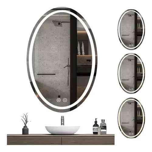 Espejo Inteligente Baño 3modo Touch Moderna 40*60cm Antivaho — Arte y Pinturas