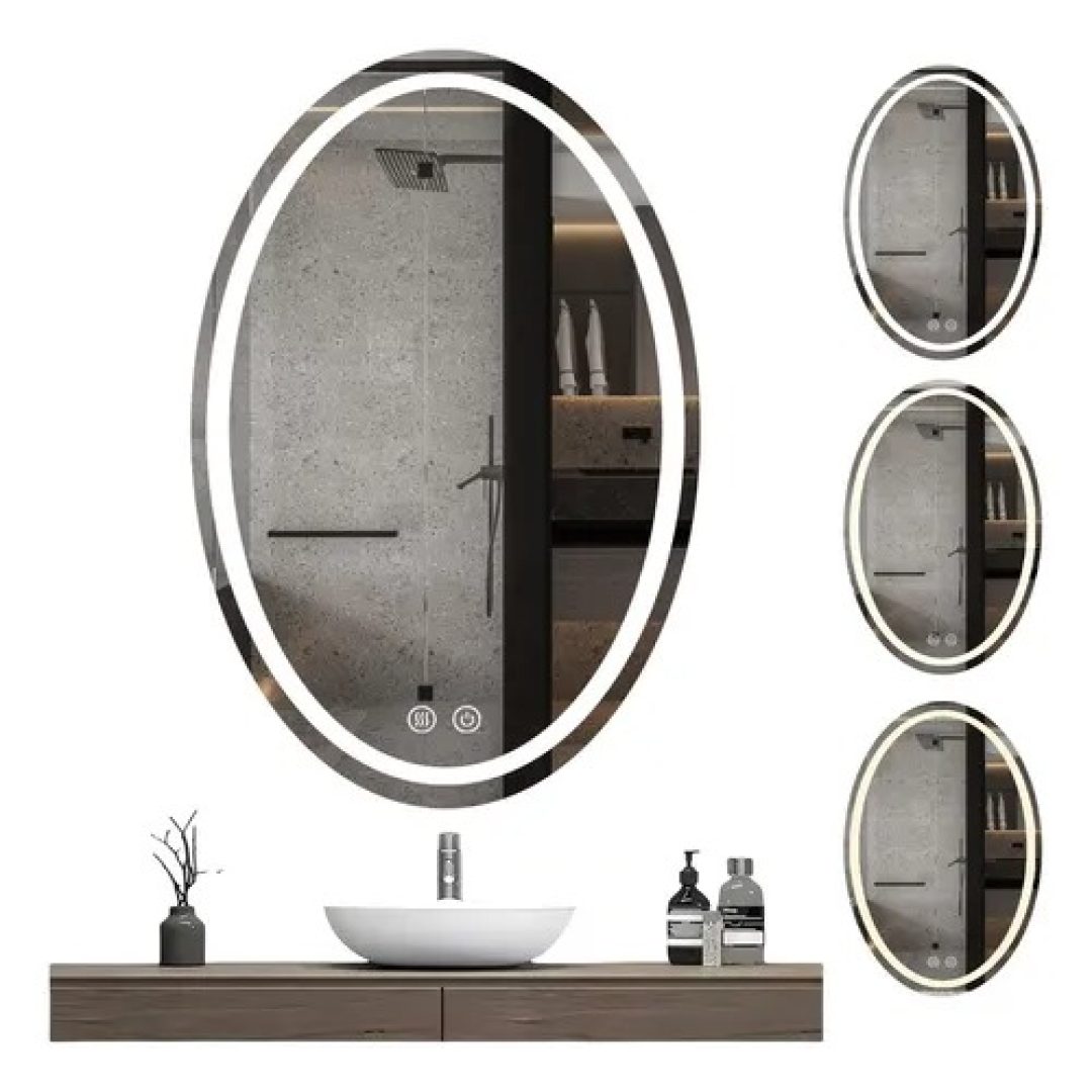 Espejo Inteligente Baño 3modo Touch Moderna 40*60cm Antivaho