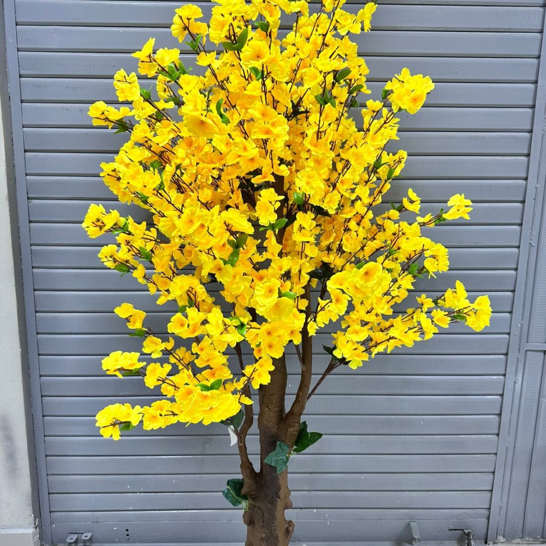Árbol Cerezo AMARILLO – 180 cm (Sin Base)