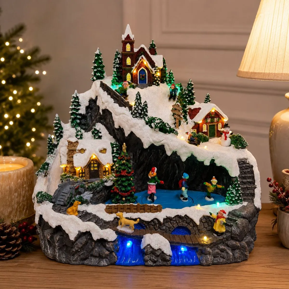 Villa Navideña Encantada – Un Pueblo Mágico de Navidad